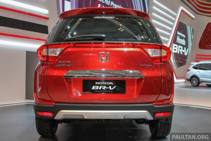 ด้านหลังรถ Honda BR-V